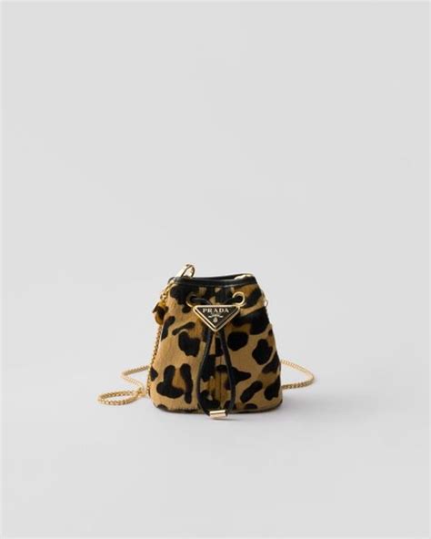 Honey Printed Leather Mini Pouch 